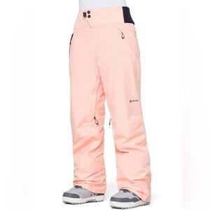 686 women’s willow snowboard pants nectar colored large